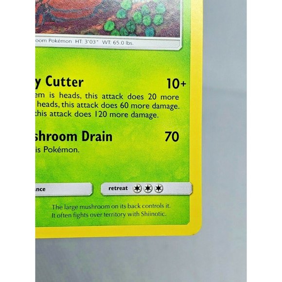 2017 Mint Condition Pokémon Stage 1 No. 047 Parasect Trading Card - Picture 6 of 8